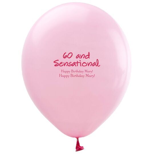 Studio 60 and Sensational Latex Balloons